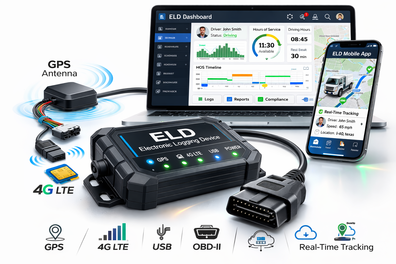 ELD hardware device visual